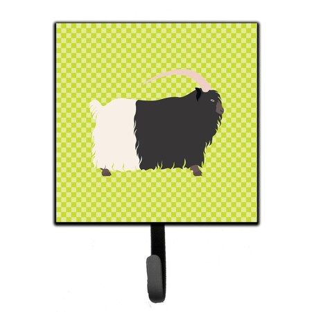 Carolines Treasures Welsh Black-Necked Goat Green Leash or Key Holder BB7713SH4